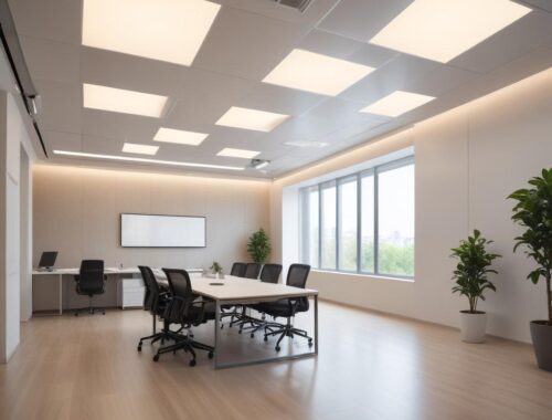 Офисные светодиодные светильники: характеристики, энергосбережение и срок службы