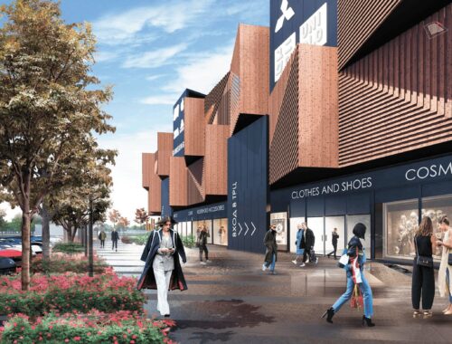 Концепция нового ТЦ «Кленовый бульвар» в составе ТПУ в районе Нагатинский затон