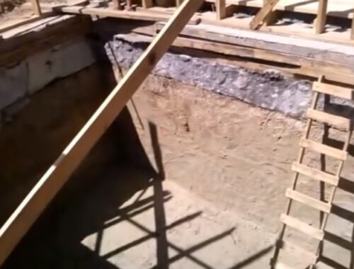 Как выполняется заливка пола и стен подвала бетоном